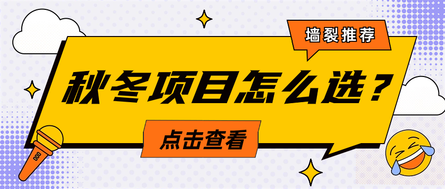 秋冬創(chuàng)業(yè)看這里，小項(xiàng)目也有好收入！